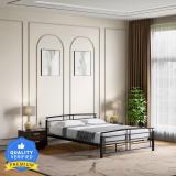 Godrej Interio Fiona Metal King Bed (Finish Color - Black, Delivery Condition - Knock Down)