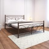 homdec Auriga Metal Queen Bed (Finish Color - Brown, Delivery Condition - DIY(Do-It-Yourself))