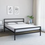 SIYA ART Iron Frame Queen Size Bed Without Storage for Bedroom Metal Queen Bed (Finish Color - Black, Delivery Condition - DIY(Do-It-Yourself))