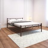 homdec Columba Metal Double Bed (Finish Color - Brown, Delivery Condition - DIY(Do-It-Yourself))