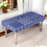 Ikiriya Bestone Sheesham Wood Bench in Indigo Patch Kantha upholstery for Living Room Solid Wood 2 Seater (Finish Color - Antique Grey Finish, Pre-assembled)