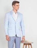 ARROW Solid Single Breasted Formal Men Blazer (Blue)