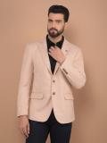 Canary London Solid Single Breasted Casual Men Blazer (Pink)