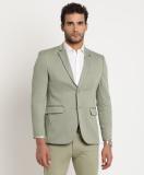 TURTLE Self Design Single Breasted Casual Men Blazer (Grey)