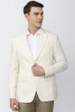 PETER ENGLAND Solid Single Breasted Formal Men Blazer (Beige)