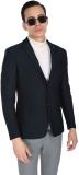 ARROW Solid Single Breasted Formal Men Blazer (Blue)