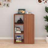 Das Reno Bookshelf Cabinet Book Rack Organizer with Shelves for Home Library Engineered Wood Close Book Shelf (Finish Color - Classic Walnut, DIY(Do-It-Yourself))