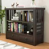 Shree Jeen Mata Enterprises Solid Sheesham Wood Sami-open Book Shelf For Living Room , Study Room . Solid Wood Semi-Open Book Shelf (Finish Color - Walnut Finish, Pre-assembled)