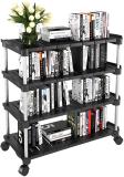 Trendy Stackable and Durable, Easy to Assemble, Space Saving Book stand Metal Open Book Shelf (Finish Color - Black, DIY(Do-It-Yourself))