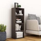 KVS Furniture Bookcase Showcase Shelf Organizer Storage Shelves Kids Storage Racks and Shelves Engineered Wood Open Book Shelf (Finish Color - Black, DIY(Do-It-Yourself))