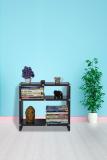 NE Furniture A_Book_Rack Engineered Wood Open Book Shelf (Finish Color - Black, DIY(Do-It-Yourself))