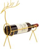 BONZEAL Copper Wine Rack (Gold, 1 Bottle)