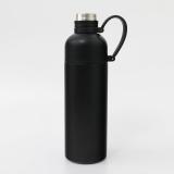 UMAI Double-Walled Vacuum Insulated Stainless Steel 500 ml Bottle (Pack of 1, Black, Steel)