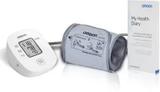 OMRON HEM-7121J Blood Pressure Monitor and Glucometer , MT-110 Thermometer combo pack Bp Monitor (White)
