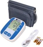 Sahyog Wellness Fully Automatic LED Display Upper Arm Digital SWBP02 Bp Monitor (Blue & Silver)