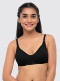 Lovable Contours Women T-Shirt Non Padded Bra (Black)