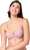 TWEENS Tweens Backless Lightly Padded Women T-Shirt Lightly Padded Bra (Pink)