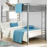 EGAAS Era Bunk Bed Junior/Adult with Sturdy Guard Rail, Space-Saving ,Noise Free Metal Bunk Bed (Finish Color - Grey, DIY(Do-It-Yourself))