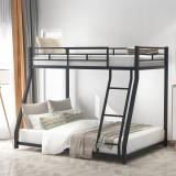 Vibrant Interior Ahem Black Metal Bunk Bed (Finish Color - BLACK, Knock Down)