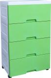 The Tickle Toe T3-CD0612LPB4 Plastic Free Standing Chest of Drawers (Finish Color - Green, DIY(Do-It-Yourself))