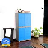 Cello Novelty Big Plastic Free Standing Chest of Drawers (Finish Color - BLUE & GREY, DIY(Do-It-Yourself))