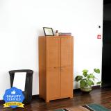 Cello Novelty Big Plastic Free Standing Chest of Drawers (Finish Color - Wood, Door Type- Hinged, DIY(Do-It-Yourself))