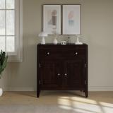 Allie Wood Rosewood ( Sheesham ) Solid Wood Free Standing Sideboard (Finish Color - Walnut Finish, Pre-assembled)