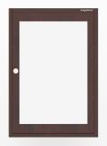 Captiver Wall Mounted Bathroom Mirror Cabinet Dressing with 3 Storage Shelf Engineered Wood Wall Mount Cabinet (Finish Color - Flowery Wenge, Pre-assembled)