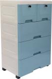 The Tickle Toe T3-CD0612BB4 Plastic Free Standing Chest of Drawers (Finish Color - Blue, DIY(Do-It-Yourself))