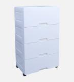 The Tickle Toe T3-CD0612LW04 Plastic Free Standing Chest of Drawers (Finish Color - White, DIY(Do-It-Yourself))