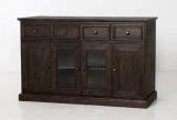 THE ATTIC Solid Wood Free Standing Sideboard (Finish Color - Walnut 2, Door Type- Hinged, Pre-assembled)