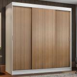 Madesa Reno Double Wardrobe Engineered Wood Free Standing Cabinet (Finish Color - White/rustic, Door Type- Framed Sliding, DIY(Do-It-Yourself))