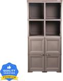 Cello Infiniti Plastic Free Standing Cabinet (Finish Color - Grey, DIY(Do-It-Yourself))