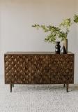 Ganpati Arts Solid Wood Free Standing Sideboard (Finish Color - Brown, DIY(Do-It-Yourself))