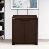 Nilkamal Freedom FMS Plastic Cabinet for Multipurpose Storage Solution|Bedroom|Kids Room Plastic Free Standing Cabinet (Finish Color - Weather Brown, DIY(Do-It-Yourself))