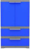 Nilkamal Freedom FMDR2BE Plastic Free Standing Cabinet (Finish Color - Deep Blue,Grey,Deep Blue, DIY(Do-It-Yourself))