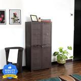 Cello Novelty Big Plastic Free Standing Chest of Drawers (Finish Color - ICE BROWN, DIY(Do-It-Yourself))