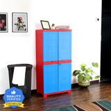 Cello Novelty Big Plastic Free Standing Chest of Drawers (Finish Color - Red, DIY(Do-It-Yourself))