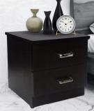 RSPOL 2-DRAWER Engineered Wood Free Standing Chest of Drawers (Finish Color - BROWN, Door Type- Hinged, Pre-assembled)