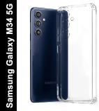 Casotec Back Cover for Samsung Galaxy M34 5G, Samsung Galaxy F34 5G (Transparent, Pack of: 1)