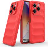 GLOBAL NOMAD Back Cover for Infinix Note 40X 5G (Red, 3D Case, Silicon, Pack of: 1)