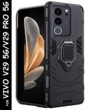 KWINE CASE Back Cover for vivo V29 5G (Black, Shock Proof, Pack of: 1)