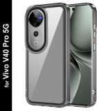 GLOBAL NOMAD Back Cover for Vivo V40 Pro 5G (Black, Grip Case, Pack of: 1)