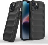 GLOBAL NOMAD Back Cover for Apple iPhone 15 (Black, Grip Case, Silicon, Pack of: 1)