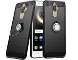 Unistuff Back Cover for Lenovo K8 Plus (Black, Rugged Armor, Pack of: 1)