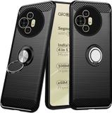 Unistuff Back Cover for Alcatel V3 Ultra 5G (Black, Rugged Armor, Pack of: 1)