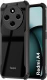 Flipkart SmartBuy Back Cover for Mi Redmi A4 5G (Black, Shock Proof, Pack of: 1)