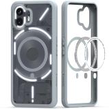 Kapaver Back Cover for Nothing Phone 2 (Grey, Magnetic Case, Pack of: 1)