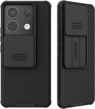 Nillkin Back Cover for REDMI Note 13 Pro 5G (Black, Shock Proof, Pack of: 1)