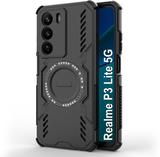 GLOBAL NOMAD Back Cover for Realme P3 Lite 5G (Black, Magsafe, Pack of: 1)